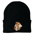 Wire Fox Terrier Embroidered Beanie