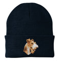 Wire Fox Terrier Embroidered Beanie