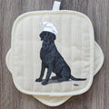 Curly-Coated Retriever  Pot Holder Set