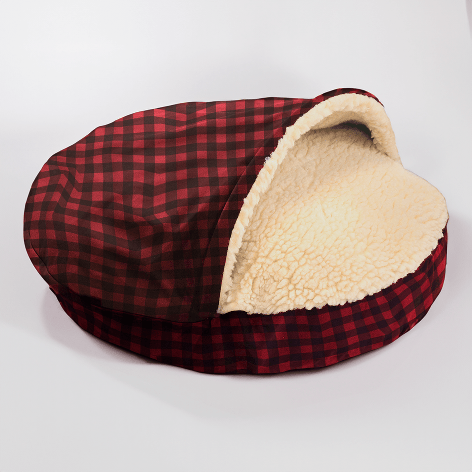 Holiday Luxury Cozy Cave® - Round Dog Bed