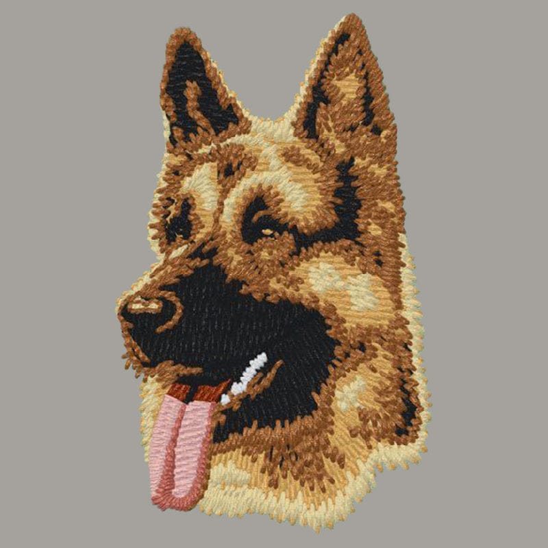 German Shepherd Dog Embroidered Sweatshirt Hoodie