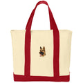 German Shepherd Dog Embroidered Tote