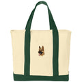 German Shepherd Dog Embroidered Tote