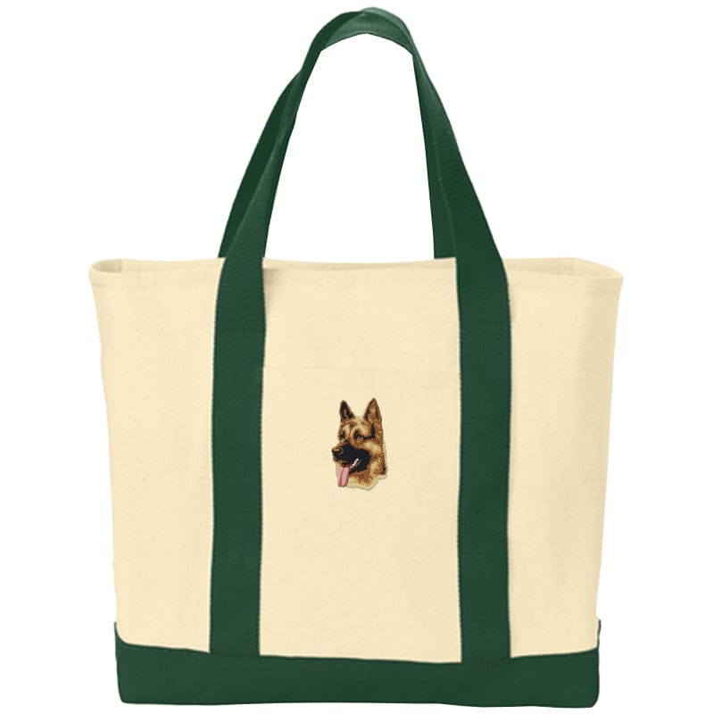 German Shepherd Dog Embroidered Tote