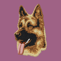 German Shepherd Dog Embroidered Classic Long Sleeve Shirt