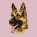 German Shepherd Dog Embroidered Baseball Cap