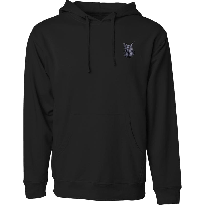 Great Dane Embroidered Sweatshirt Hoodie