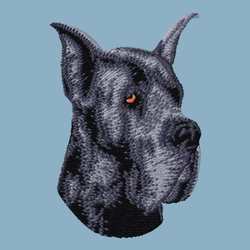 Great Dane Embroidered Sweatshirt Hoodie