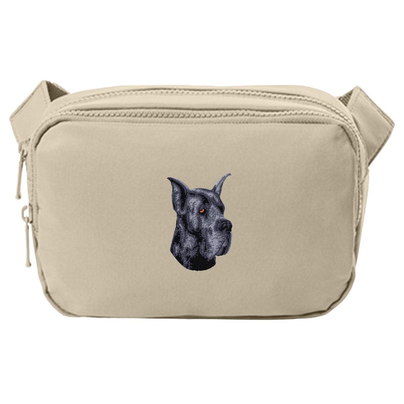 Great Dane Embroidered Crossbody Bag