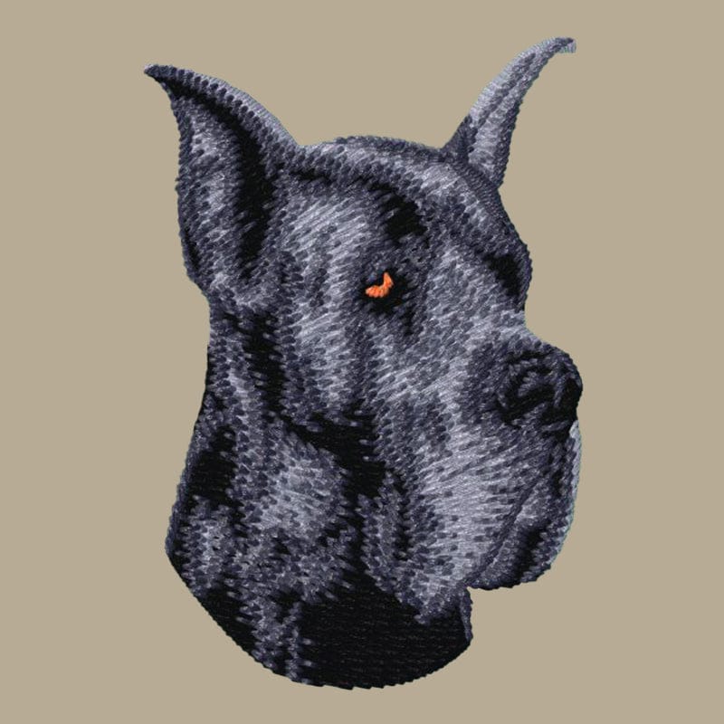 Great Dane Embroidered Crossbody Bag