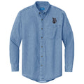 Great Dane Embroidered Men's Denim Shirt