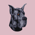 Great Dane Embroidered Baseball Cap