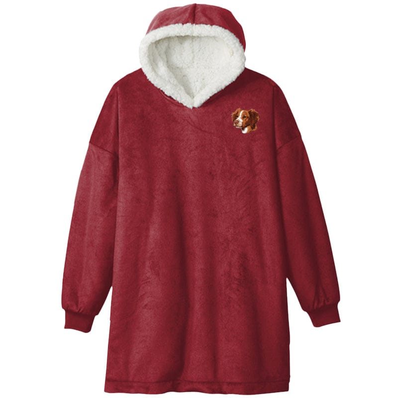 Brittany Embroidered Wearable Blanket