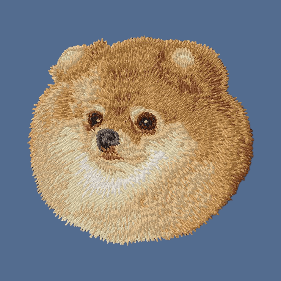 Pomeranian Embroidered Baseball Cap