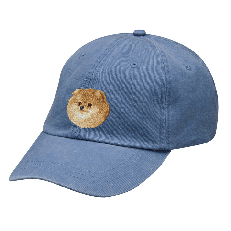Pomeranian Embroidered Baseball Cap