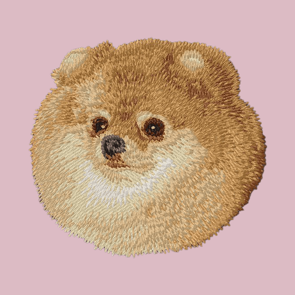 Pomeranian Embroidered Baseball Cap