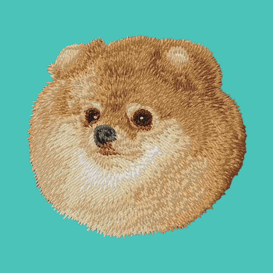 Pomeranian Embroidered Baseball Cap