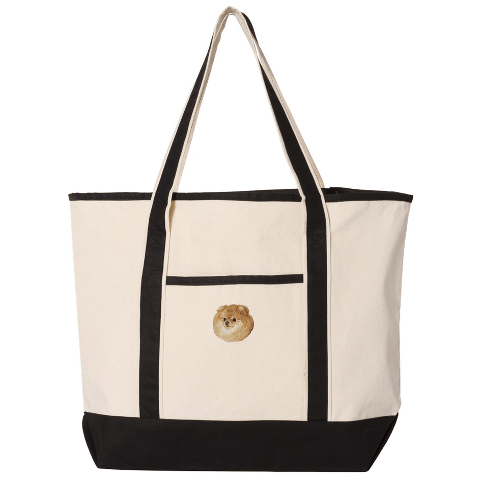 Pomeranian Embroidered Tote