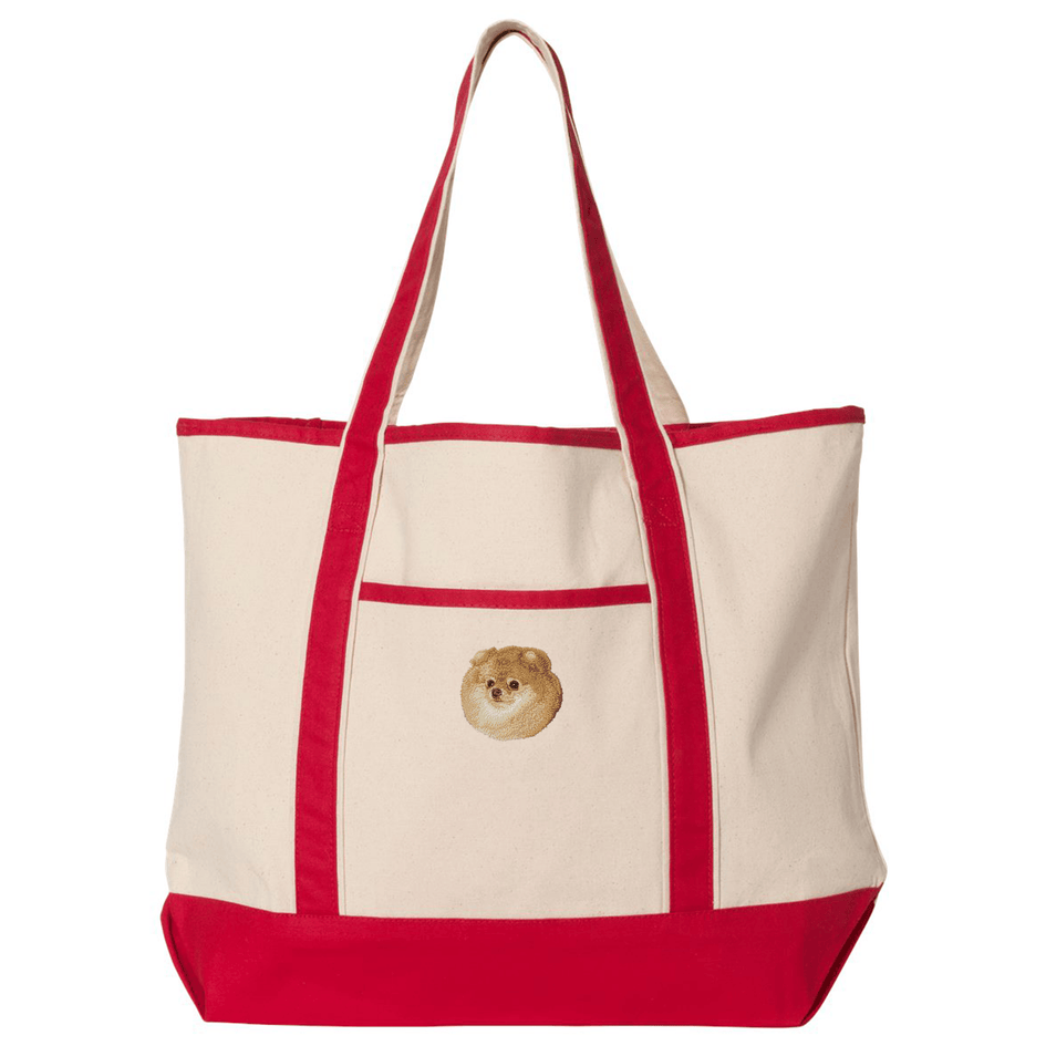 Pomeranian Embroidered Tote