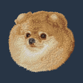 Pomeranian Embroidered Wearable Blanket
