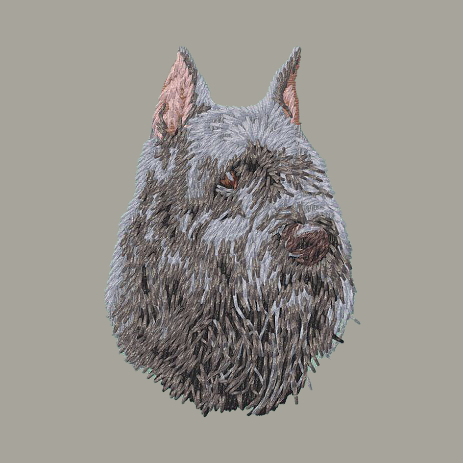 Bouvier De Flandres Embroidered Classic Long Sleeve Shirt