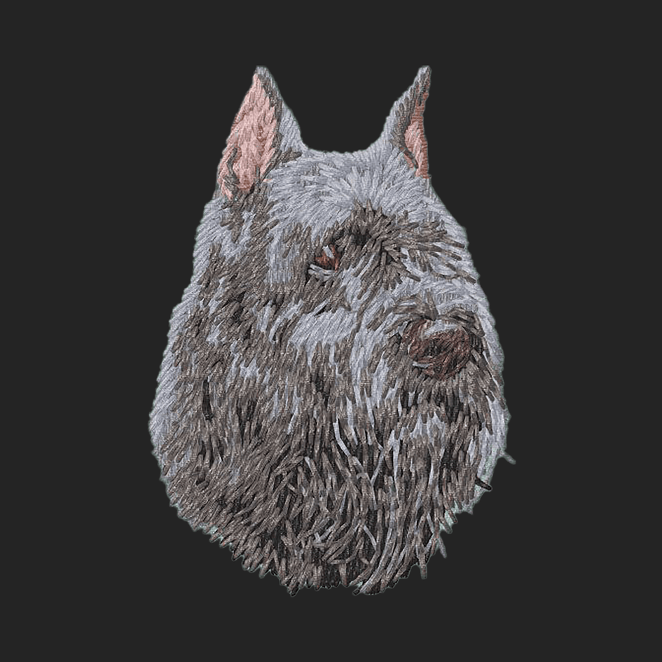 Bouvier des Flandres Embroidered Sweatshirt Hoodie