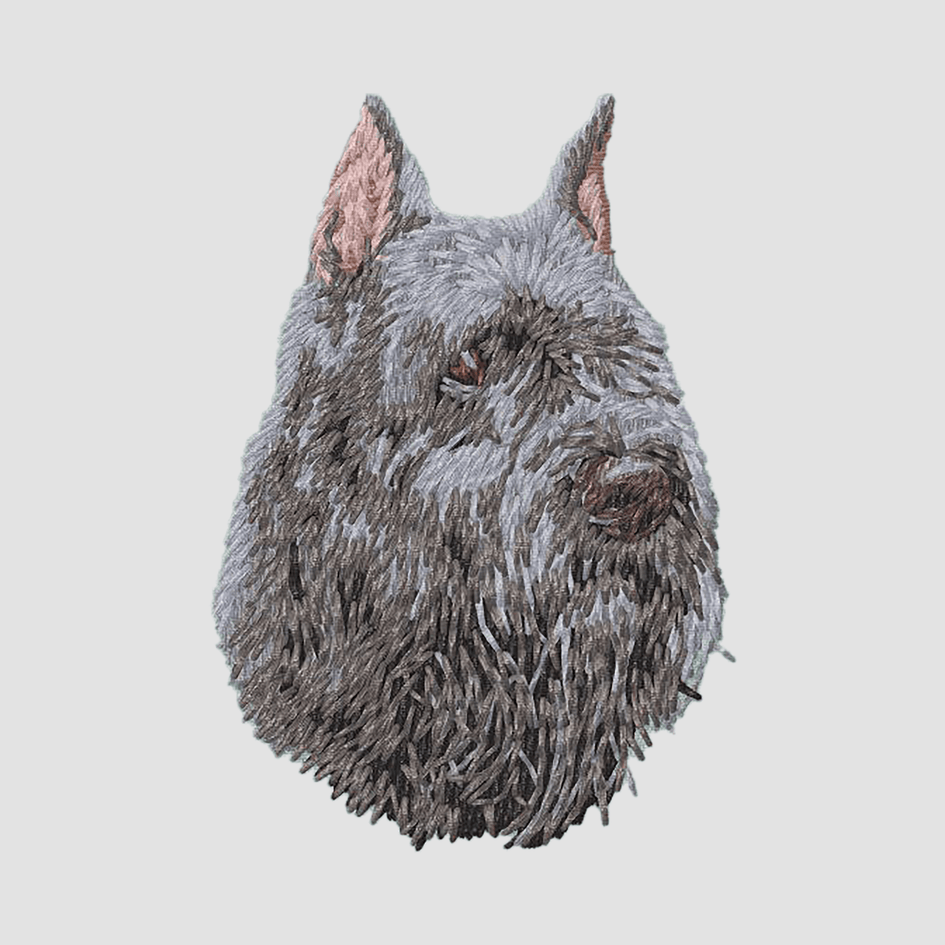 Bouvier des Flandres Embroidered Sweatshirt Hoodie