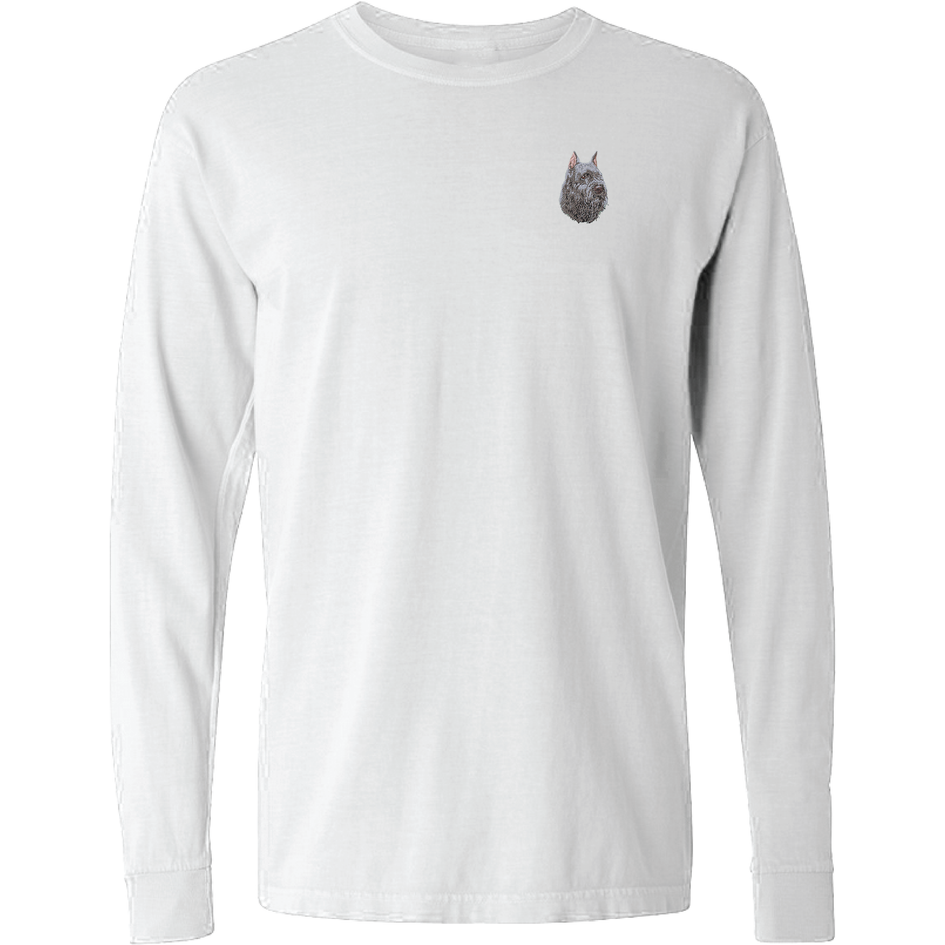 Bouvier De Flandres Embroidered Classic Long Sleeve Shirt