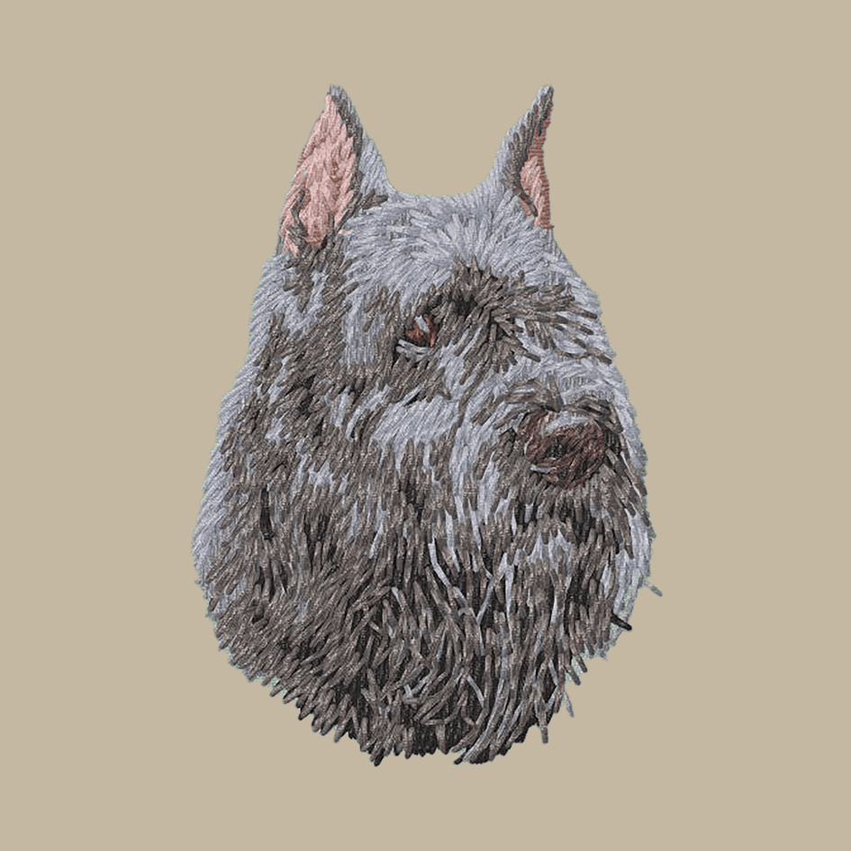 Bouvier des Flandres Embroidered Crossbody Bag
