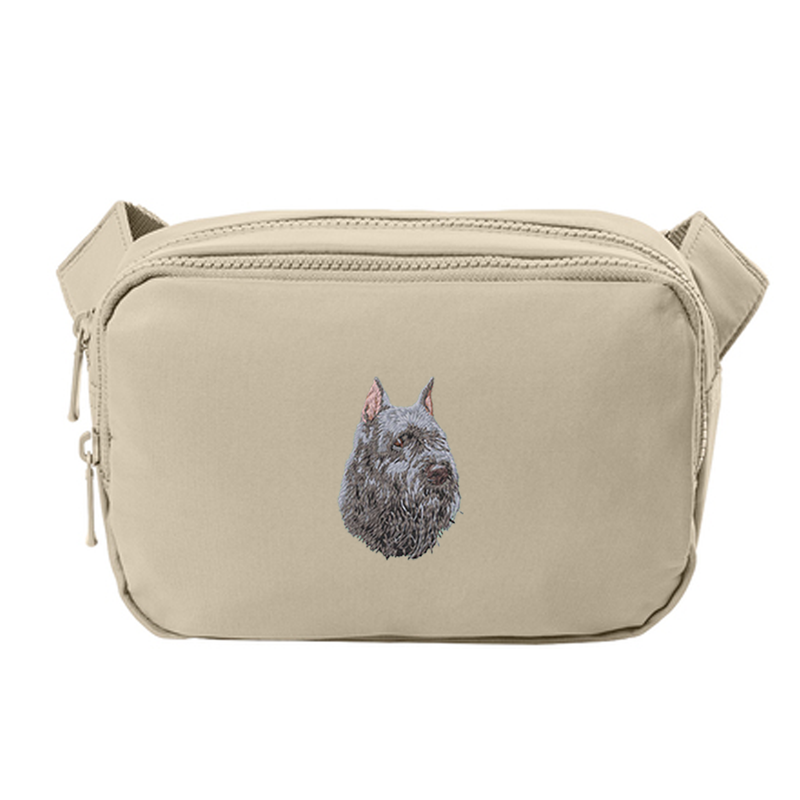 Bouvier des Flandres Embroidered Crossbody Bag
