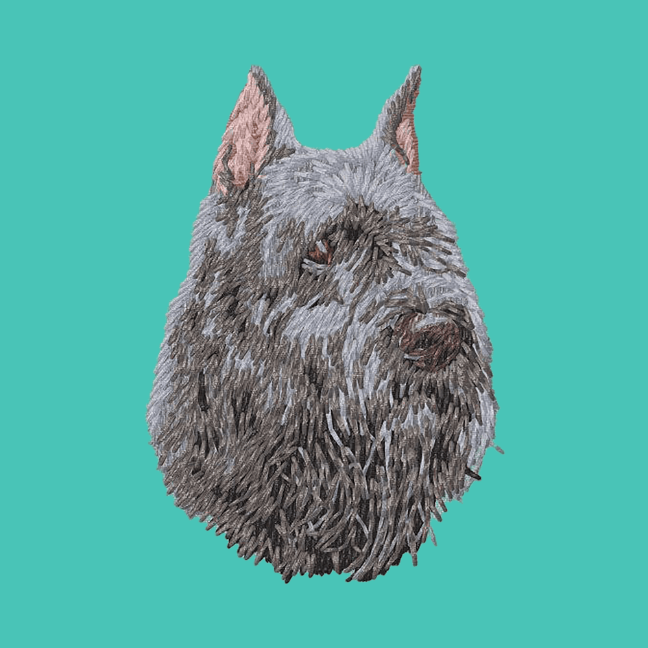 Bouvier des Flandres Embroidered Baseball Cap