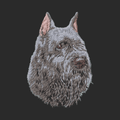 Bouvier des Flandres Embroidered Wearable Blanket