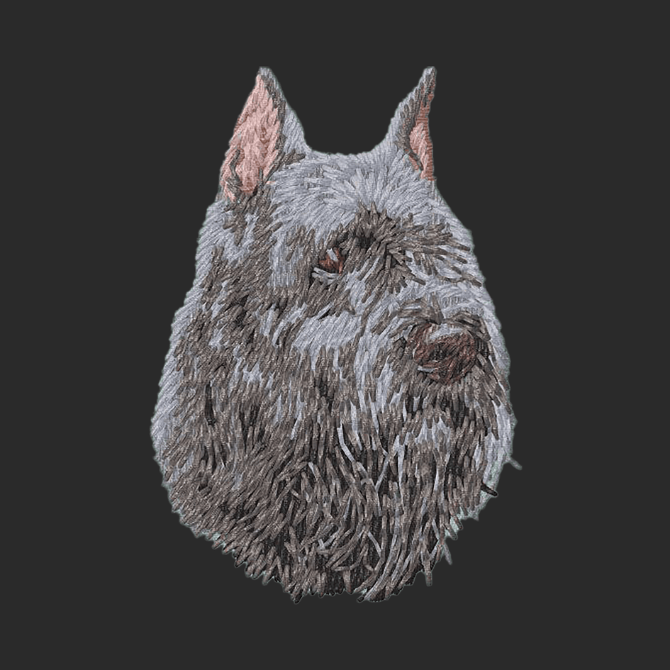 Bouvier des Flandres Embroidered Wearable Blanket