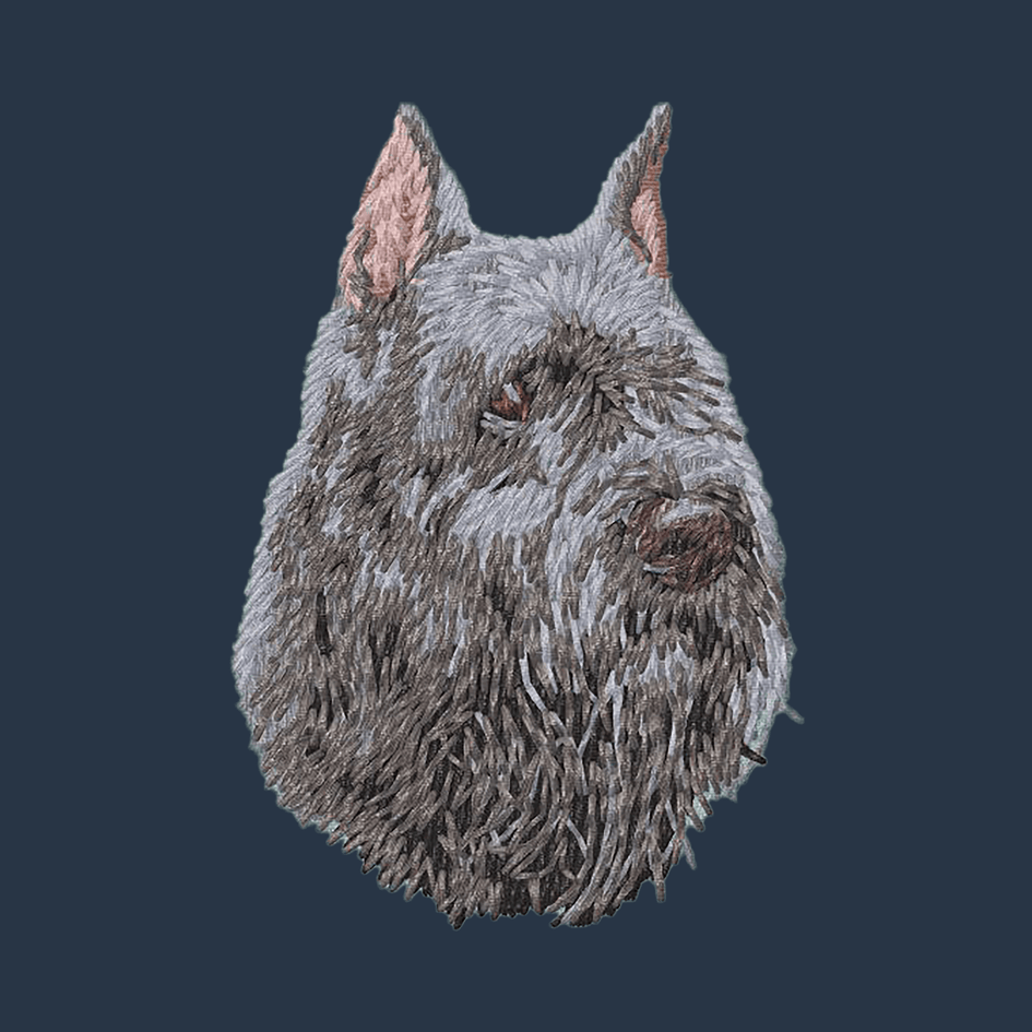 Bouvier des Flandres Embroidered Wearable Blanket