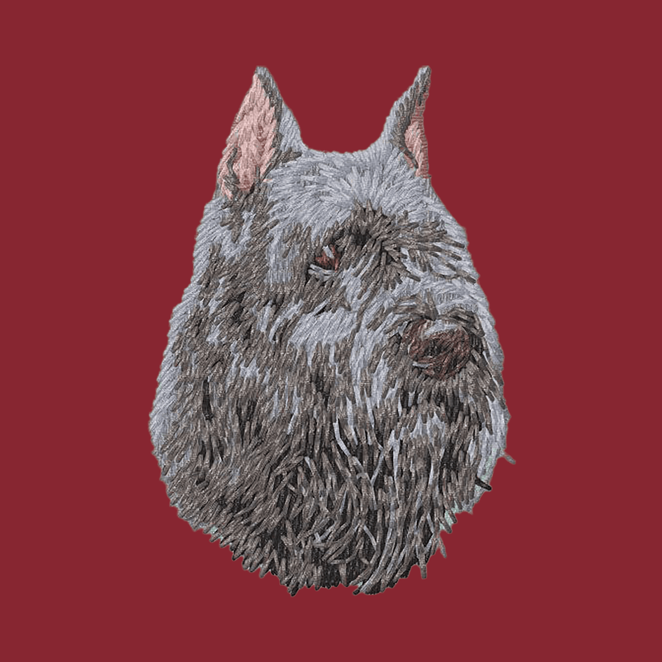 Bouvier des Flandres Embroidered Wearable Blanket