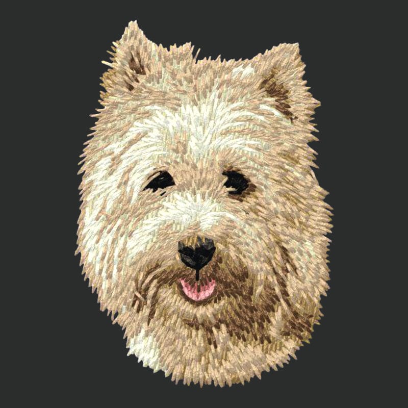 Cairn Terrier Embroidered Crossbody Bag