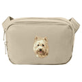 Cairn Terrier Embroidered Crossbody Bag