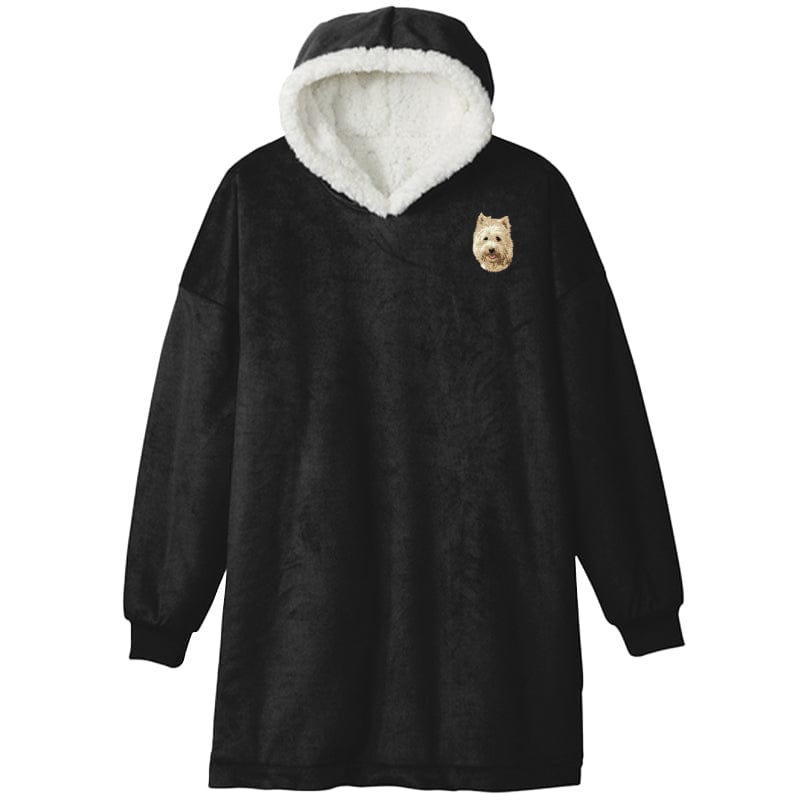 Cairn Terrier Embroidered Wearable Blanket