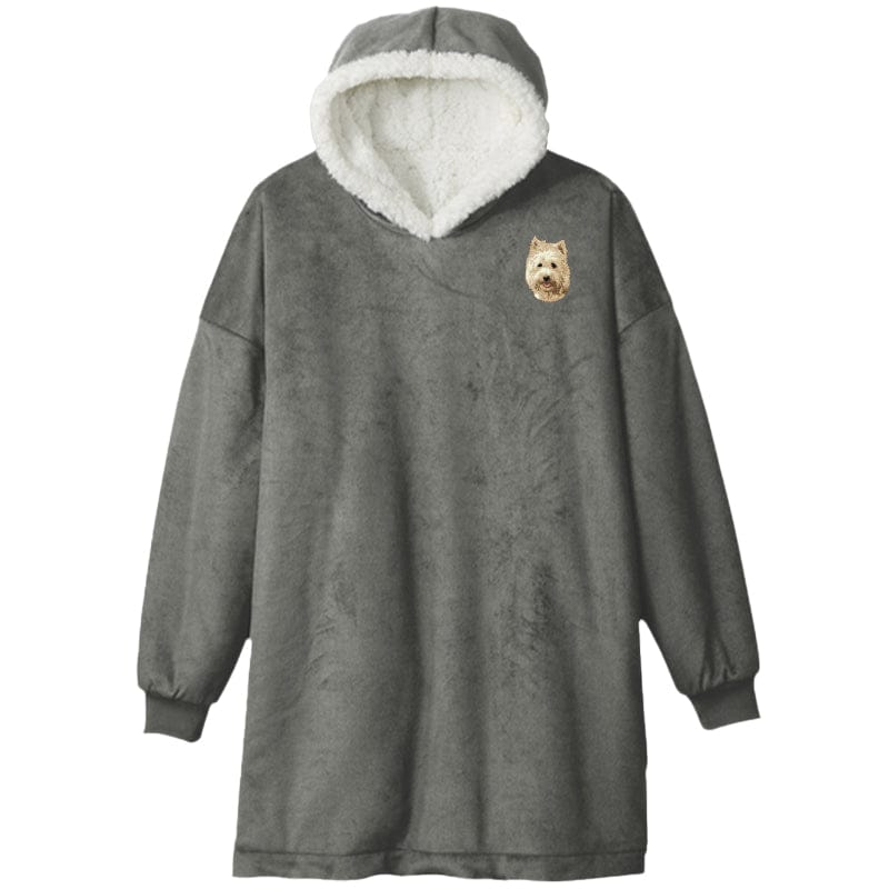 Cairn Terrier Embroidered Wearable Blanket