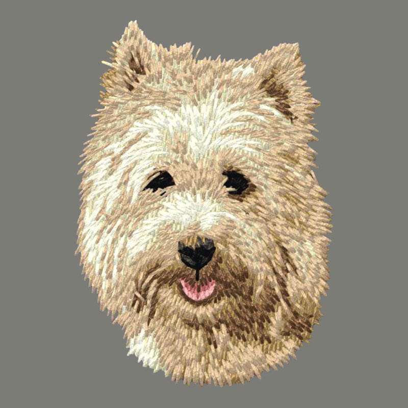Cairn Terrier Embroidered Wearable Blanket