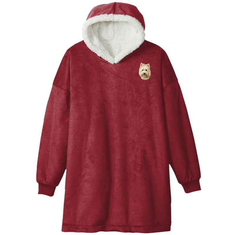 Cairn Terrier Embroidered Wearable Blanket