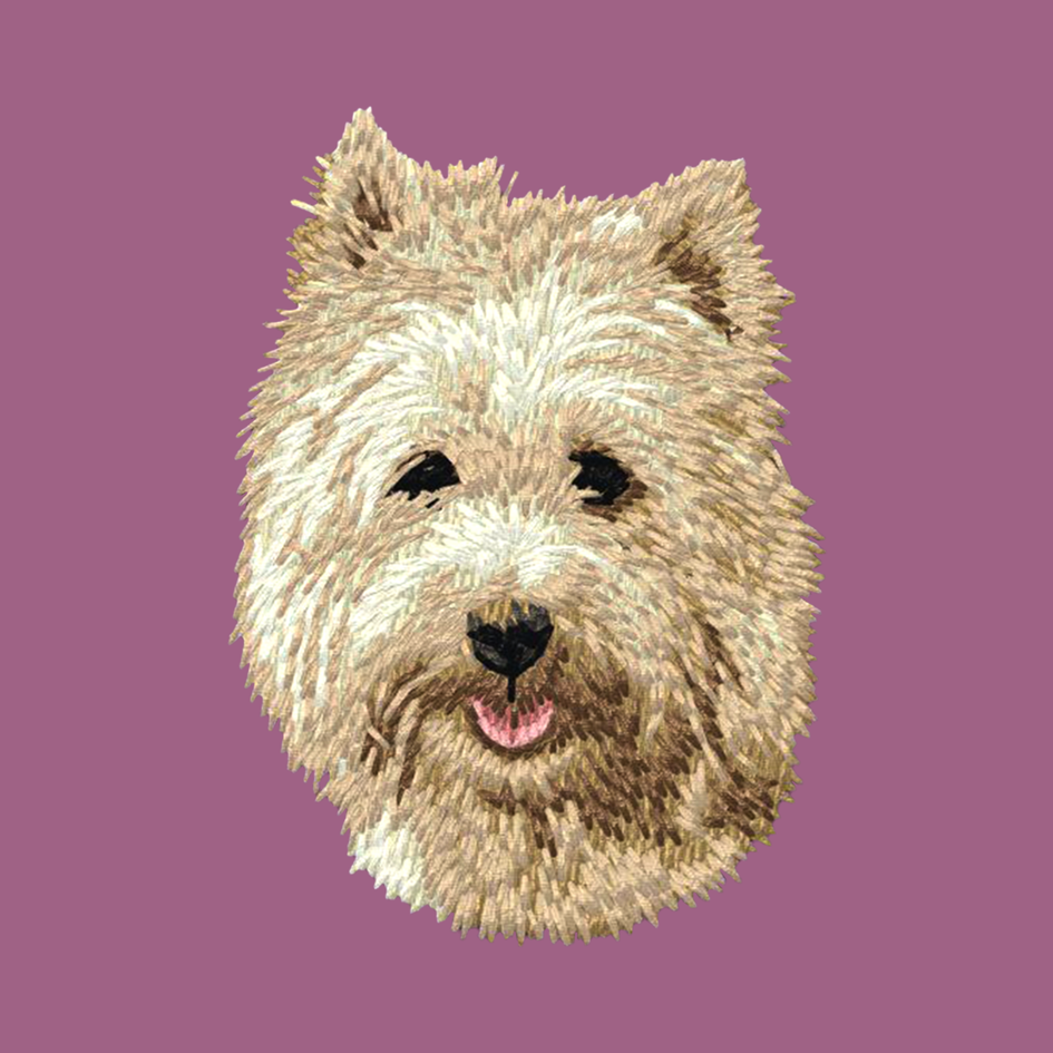 Cairn Terrier Embroidered Classic Long Sleeve Shirt