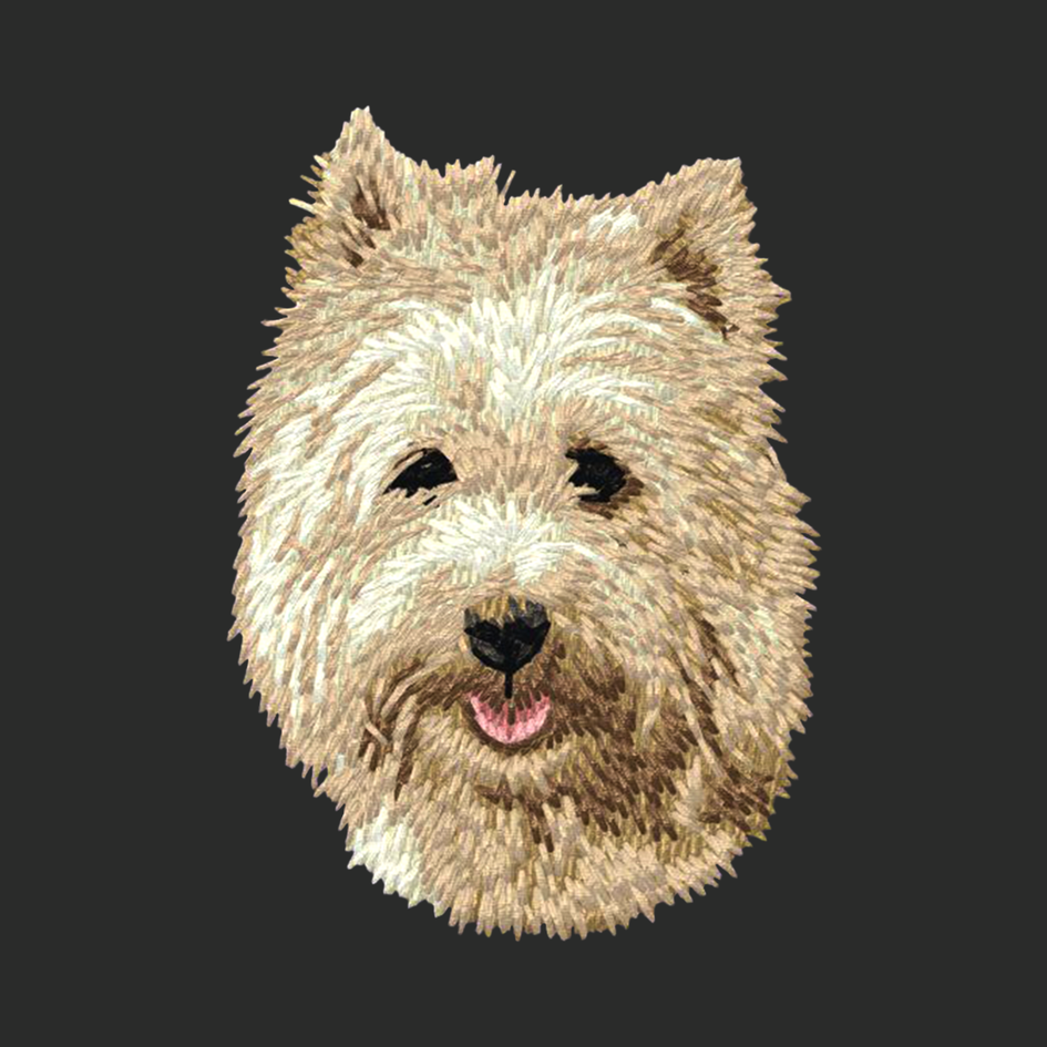 Cairn Terrier Embroidered Classic Long Sleeve Shirt