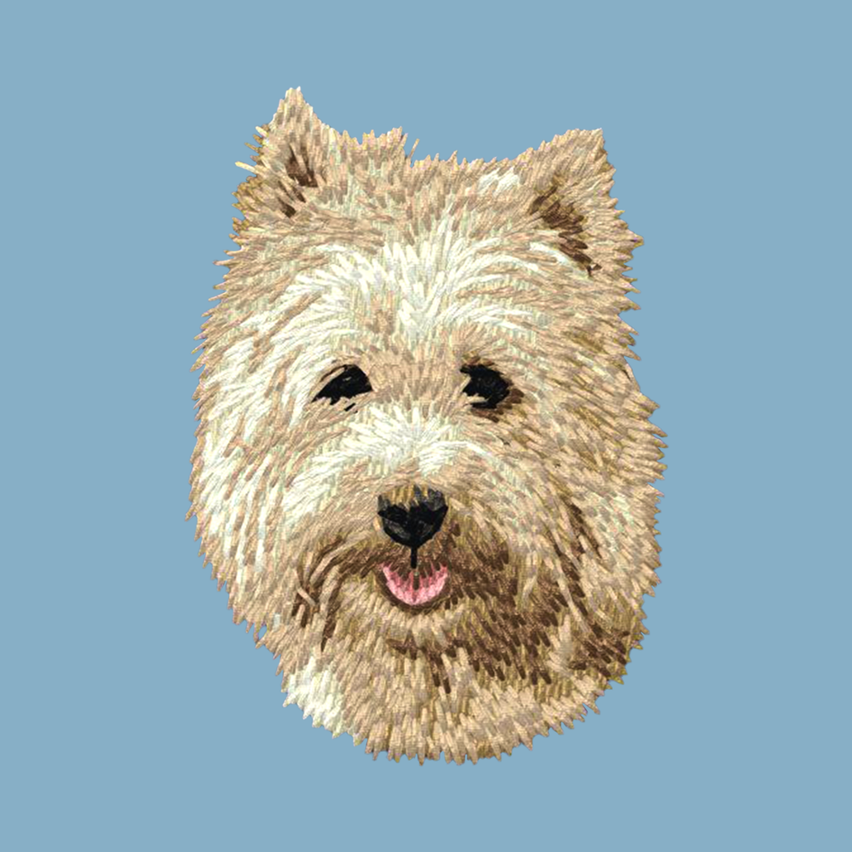 Cairn Terrier Embroidered Classic Long Sleeve Shirt