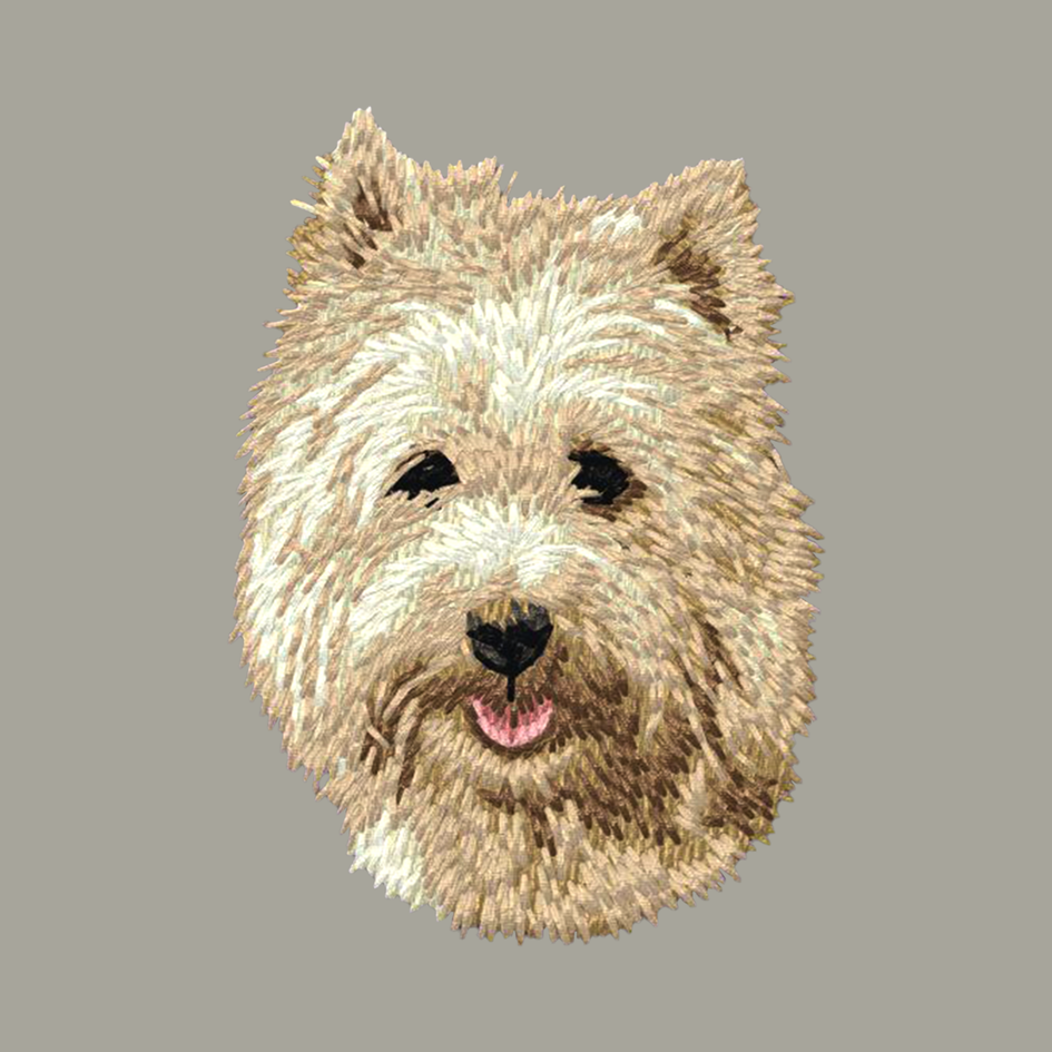 Cairn Terrier Embroidered Classic Long Sleeve Shirt