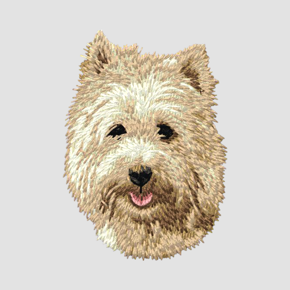 Cairn Terrier Embroidered Classic Long Sleeve Shirt