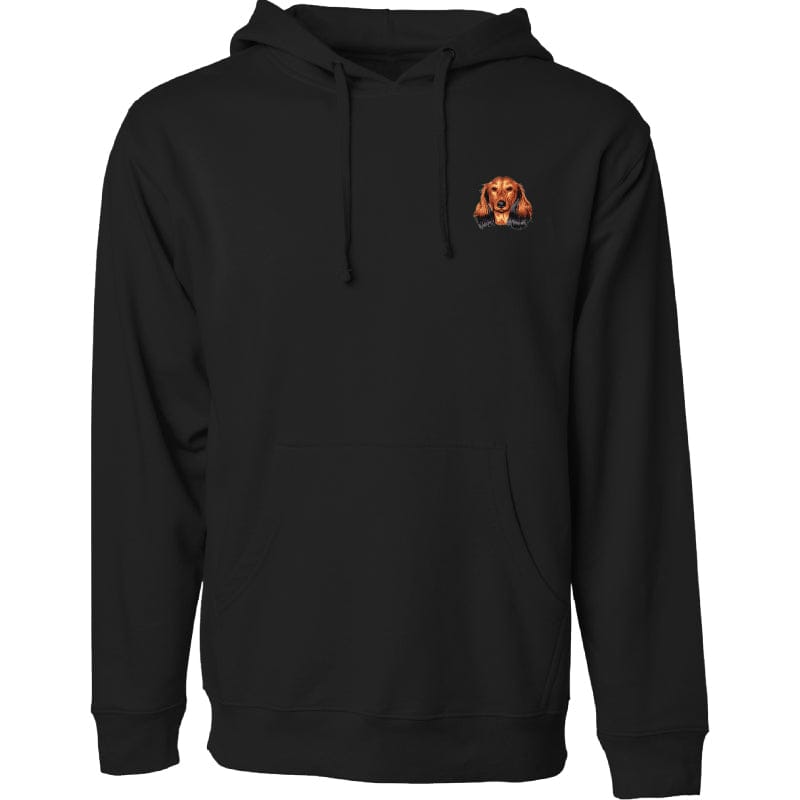 Dachshund Embroidered Sweatshirt Hoodie