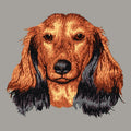 Dachshund Embroidered Sweatshirt Hoodie