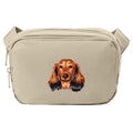 Dachshund Embroidered Crossbody Bag