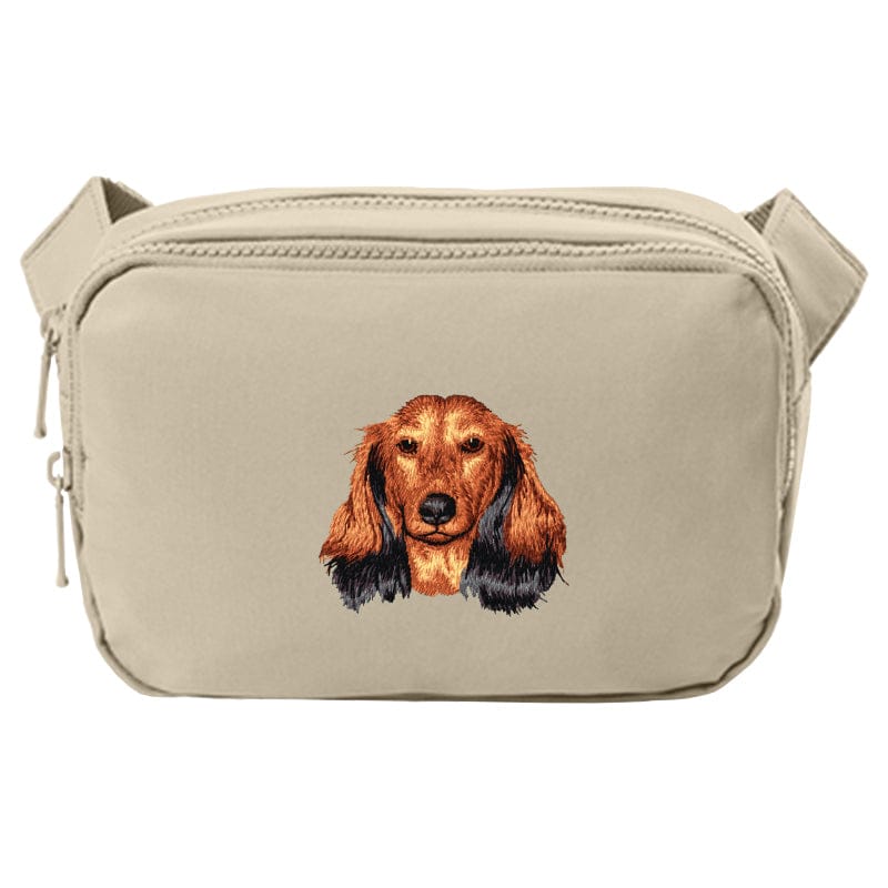 Dachshund Embroidered Crossbody Bag